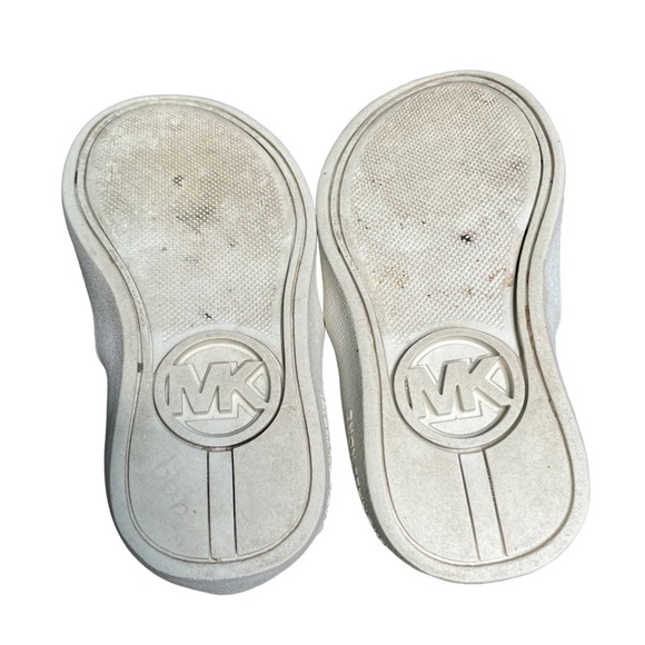 MICHAEL Michael Kors Jem Daley-T Vanilla White Infant Shoes Size 5 - Picture 8 of 8